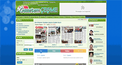 Desktop Screenshot of gazetemcesme.com